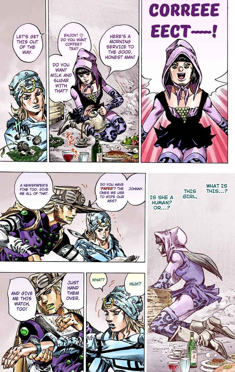 JoJo no Kimyou na Bouken: Part 7 - Steel Ball Run Color-ban Chapter 45 - Page 44