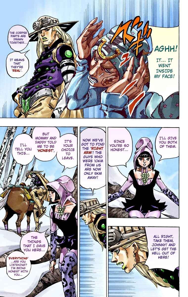JoJo no Kimyou na Bouken: Part 7 - Steel Ball Run Color-ban Chapter 45 - Page 52