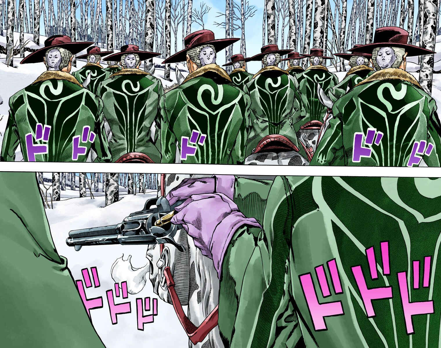 JoJo no Kimyou na Bouken: Part 7 - Steel Ball Run Color-ban Chapter 45 - Page 59