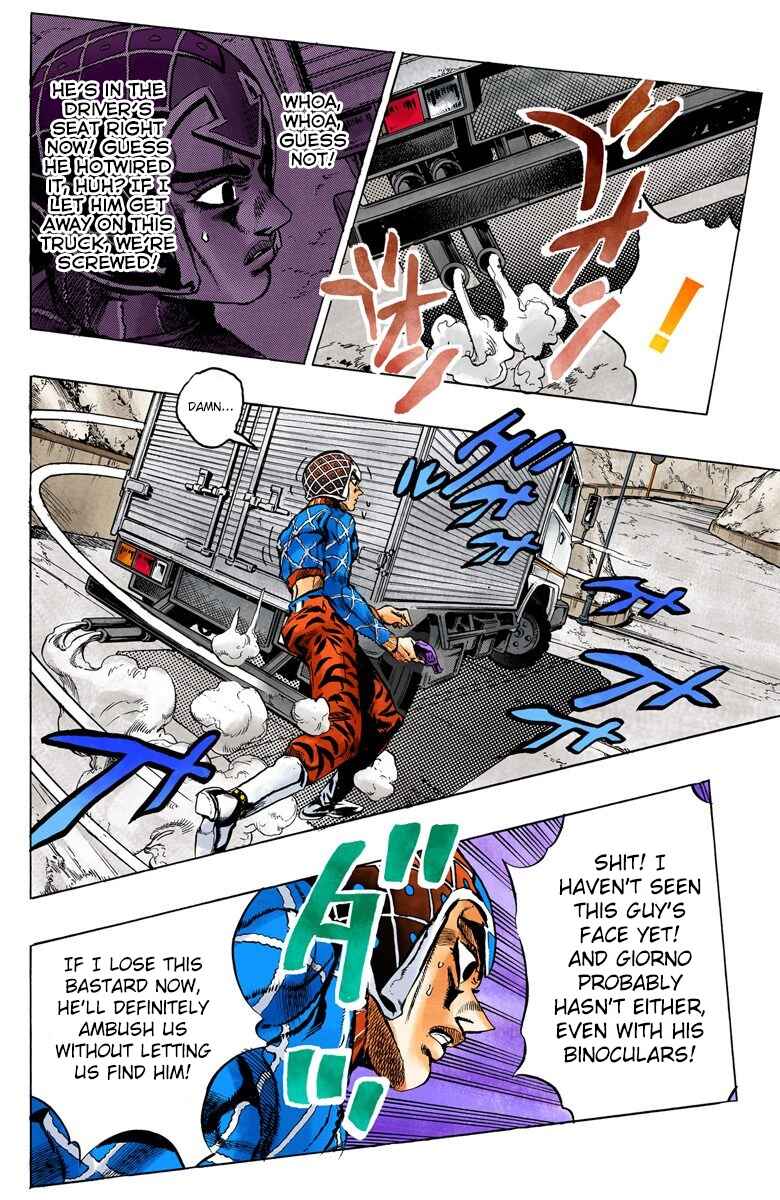 JoJo no Kimyou na Bouken: Part 5 - Ougon no Kaze Color-ban Chapter 25 - Page 16