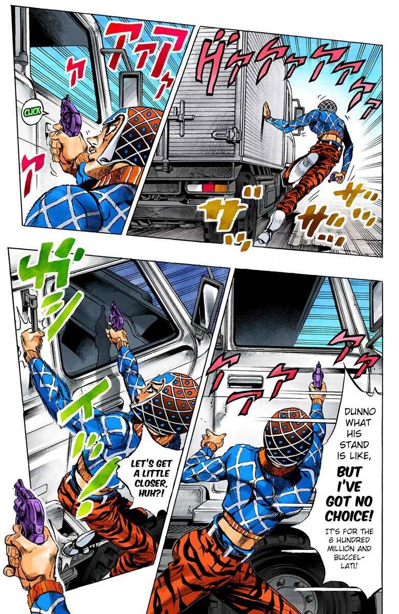 JoJo no Kimyou na Bouken: Part 5 - Ougon no Kaze Color-ban Chapter 25 - Page 17