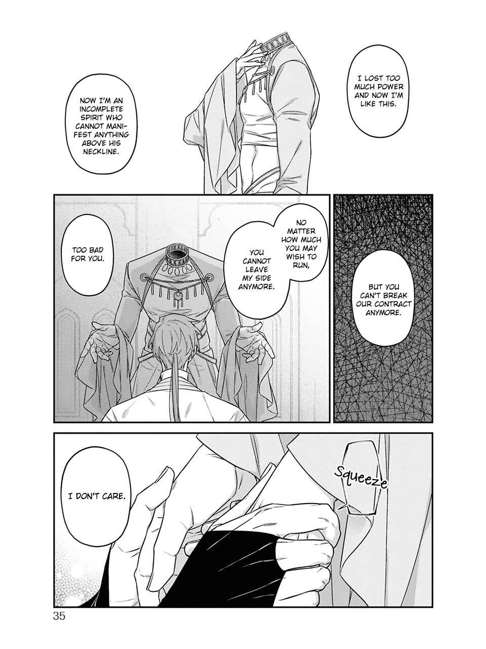 Kubinashi Seirei-sama ni Kuchizuke wo Chapter 1 - Page 37