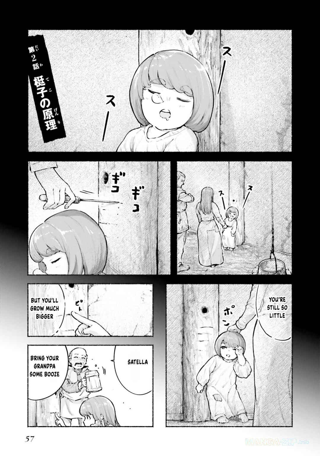 Karada wa Jidou, Nakami wa Ossan no Nariagari Bokenki - Satera mo Tsuiteikimasu! Chapter 2 - Page 2