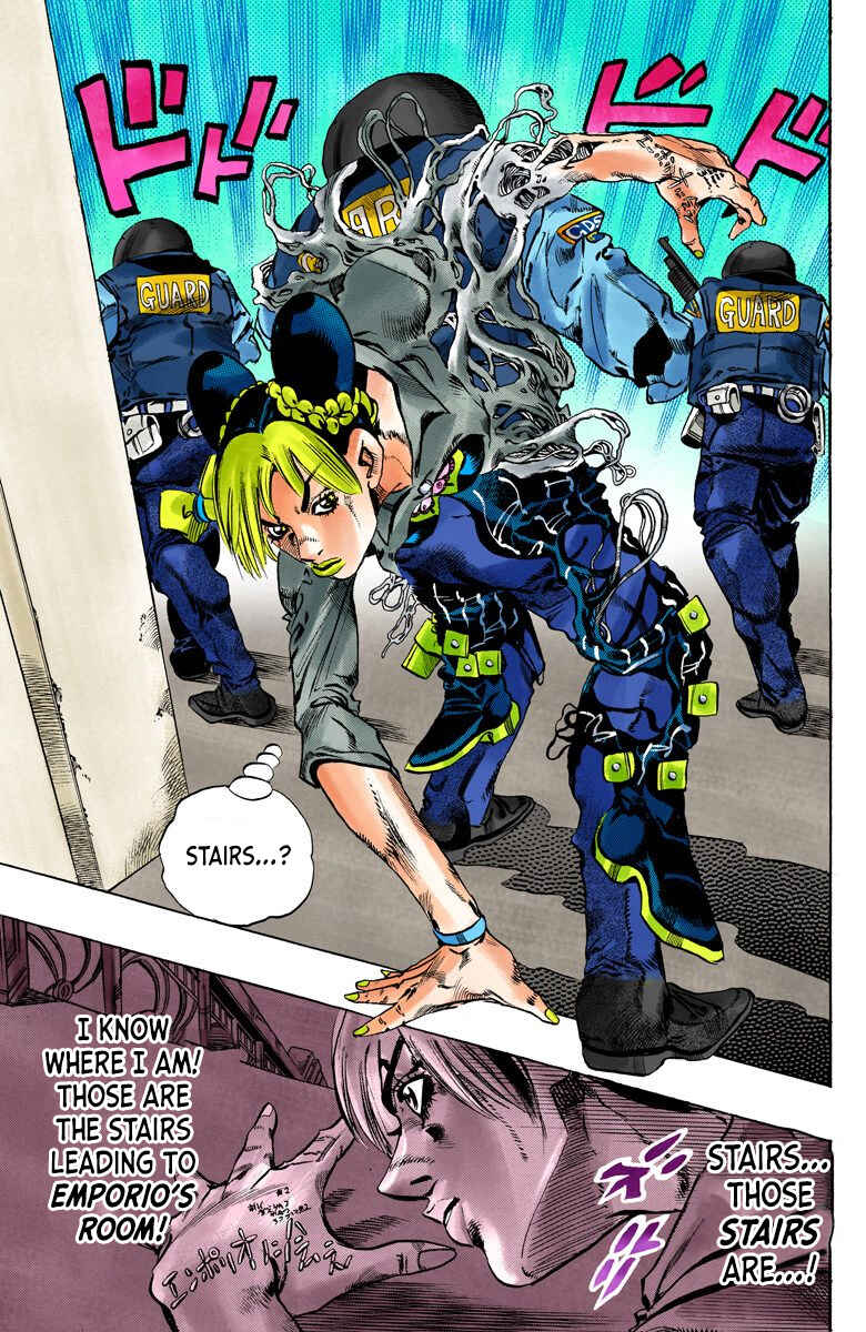 JoJo no Kimyou na Bouken: Part 6 - Stone Ocean Color-ban Chapter 99 - Page 14