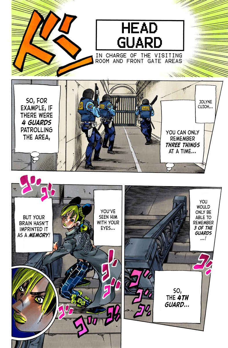 JoJo no Kimyou na Bouken: Part 6 - Stone Ocean Color-ban Chapter 99 - Page 17