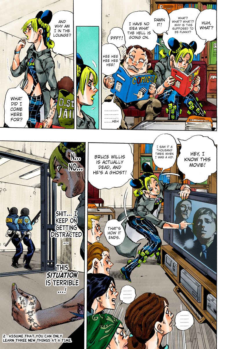JoJo no Kimyou na Bouken: Part 6 - Stone Ocean Color-ban Chapter 99 - Page 3