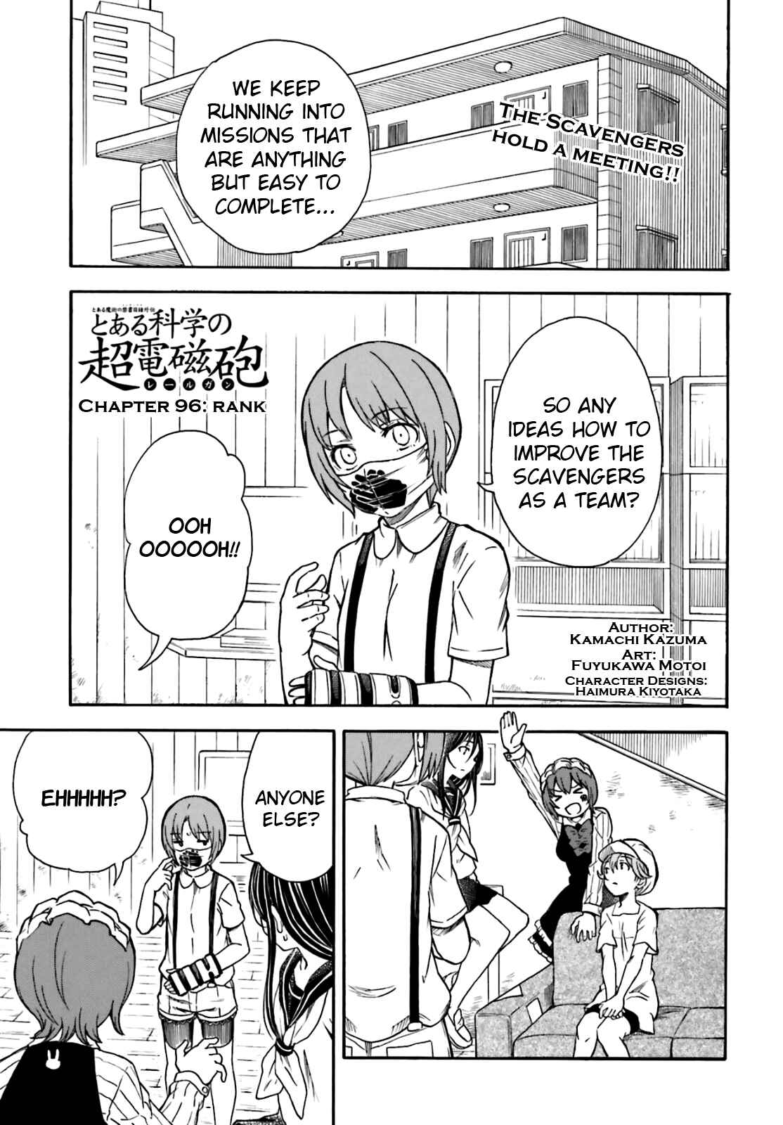 Toaru Majutsu no Index Gaiden: Toaru Kagaku no Railgun Chapter 96 - Page 1
