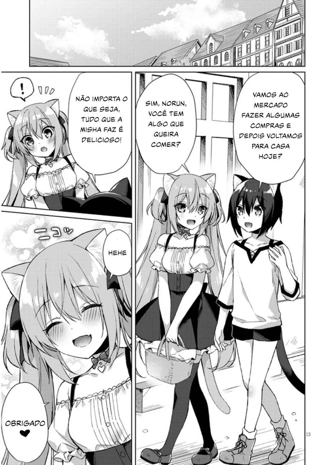 Boku no Risou no Isekai Seikatsu - Tensei shitara Kemomimi Musume darake no Sekai de Harem ni Chapter 2 - Page 14