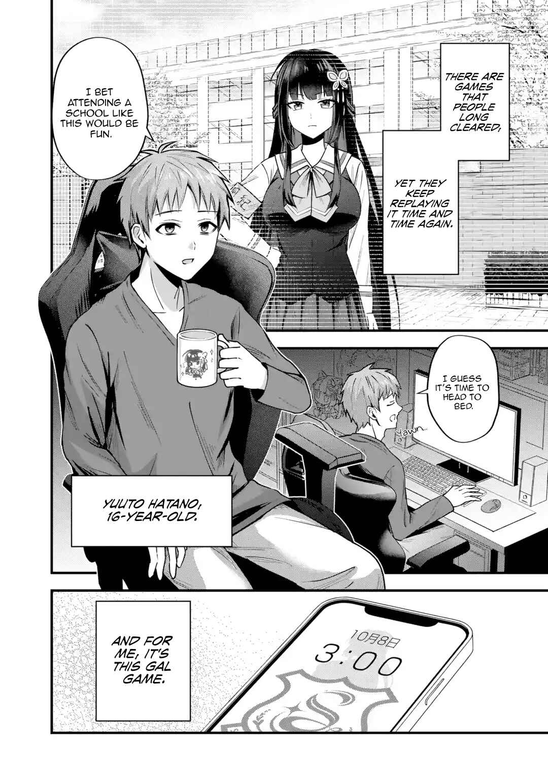 Yarikonda Renai Game no Akuyaku ni Tensei shita node, Gensaku Chishiki de Heroine wo Kouryaku shimasu Chapter 1 - Page 2