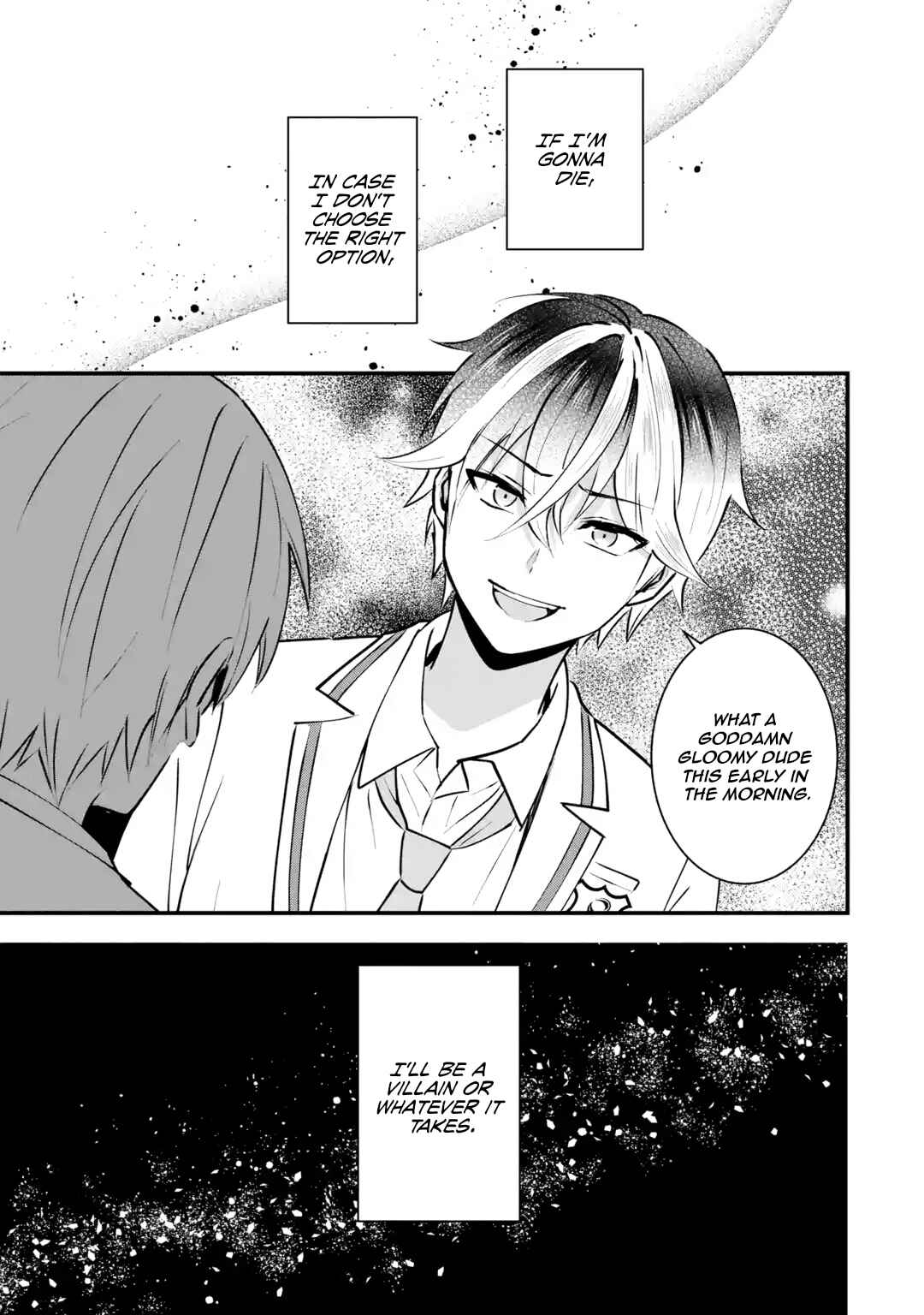 Yarikonda Renai Game no Akuyaku ni Tensei shita node, Gensaku Chishiki de Heroine wo Kouryaku shimasu Chapter 1 - Page 40