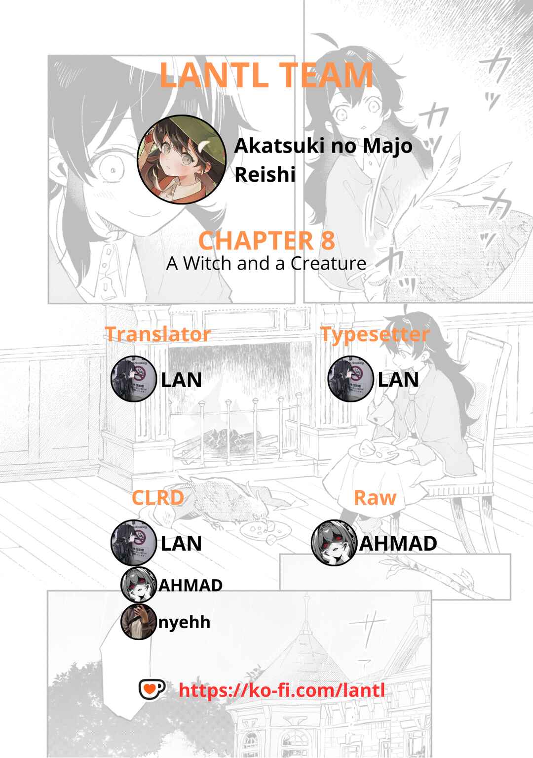 Akatsuki no Majo Lacey wa Jiyuu ni Ikitai: Maou Toubatsu o Oeta node, Nonbiri Omise o Hirakimasu Chapter 8 - Page 1