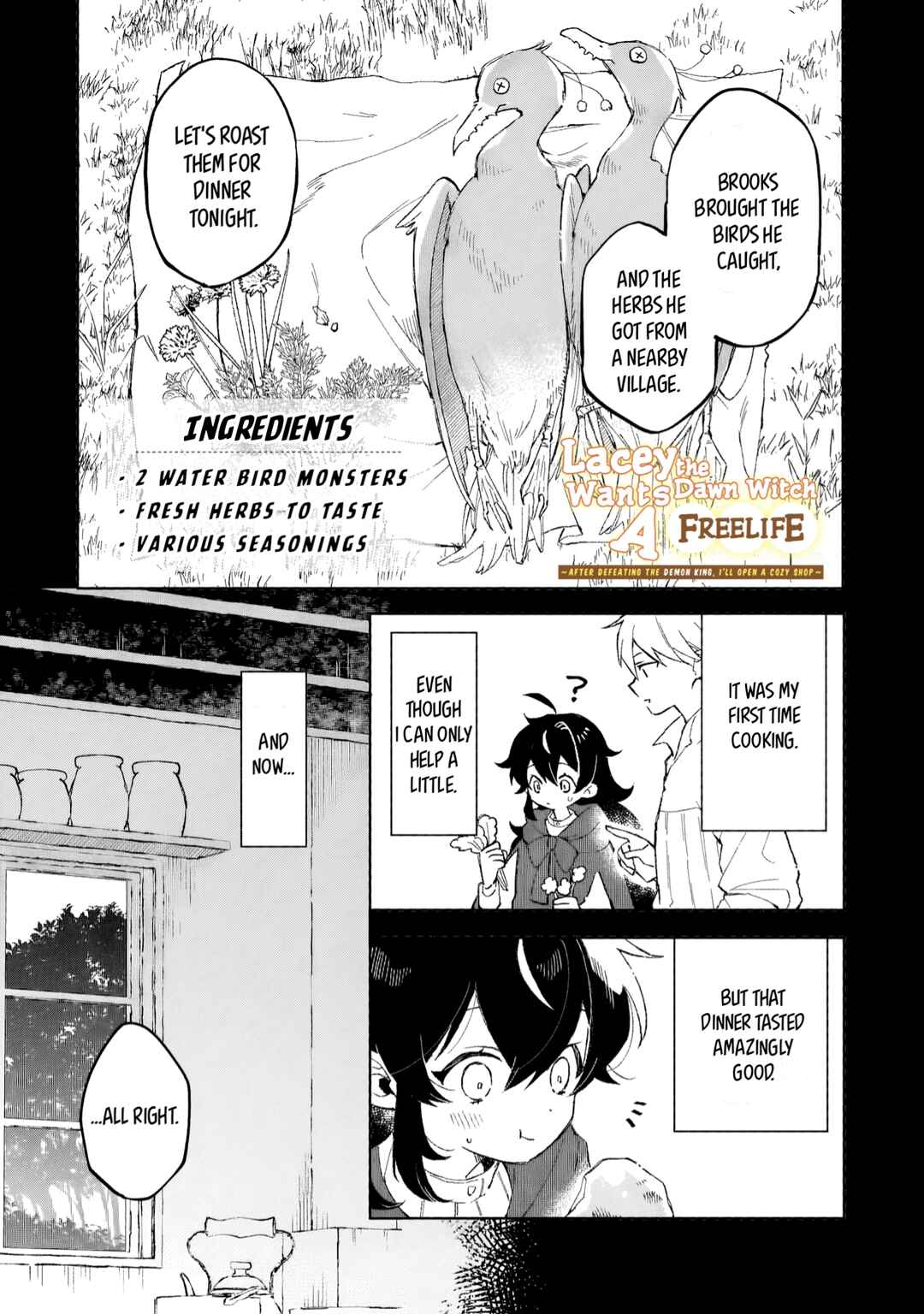 Akatsuki no Majo Lacey wa Jiyuu ni Ikitai: Maou Toubatsu o Oeta node, Nonbiri Omise o Hirakimasu Chapter 8 - Page 2