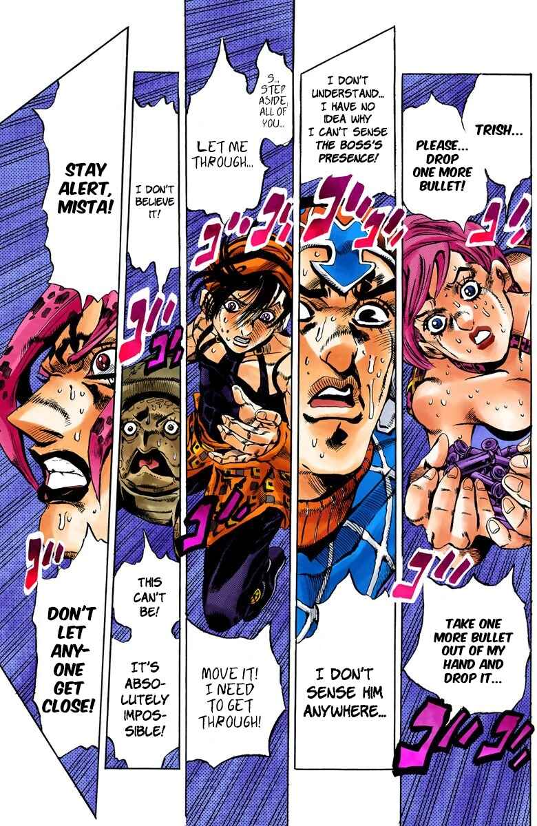JoJo no Kimyou na Bouken: Part 5 - Ougon no Kaze Color-ban Chapter 137 - Page 15