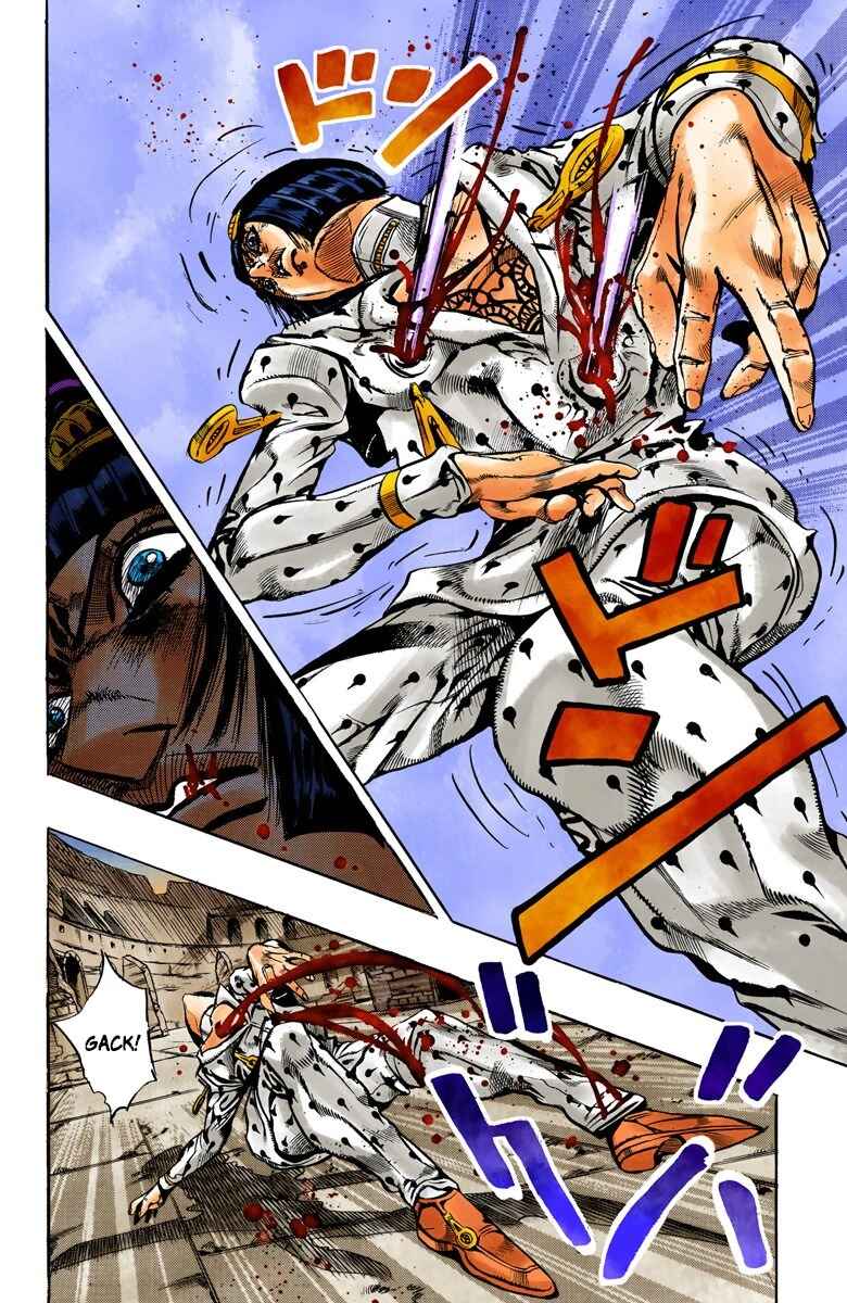 JoJo no Kimyou na Bouken: Part 5 - Ougon no Kaze Color-ban Chapter 137 - Page 6