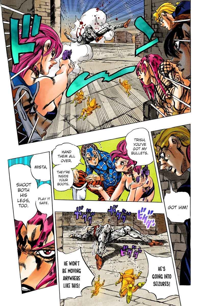 JoJo no Kimyou na Bouken: Part 5 - Ougon no Kaze Color-ban Chapter 137 - Page 7