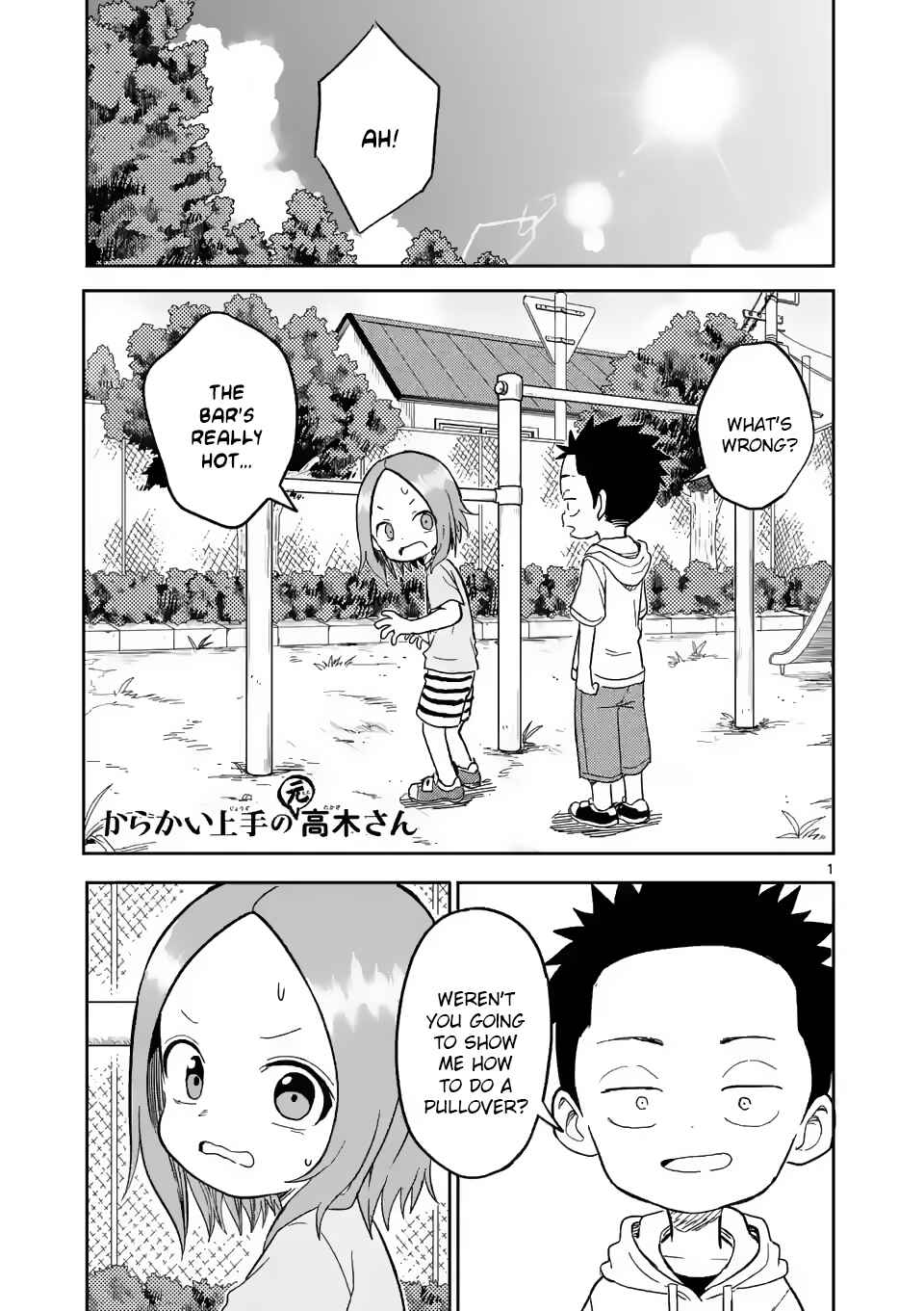 Karakai Jouzu no (Moto) Takagi-san Chapter 154 - Page 1