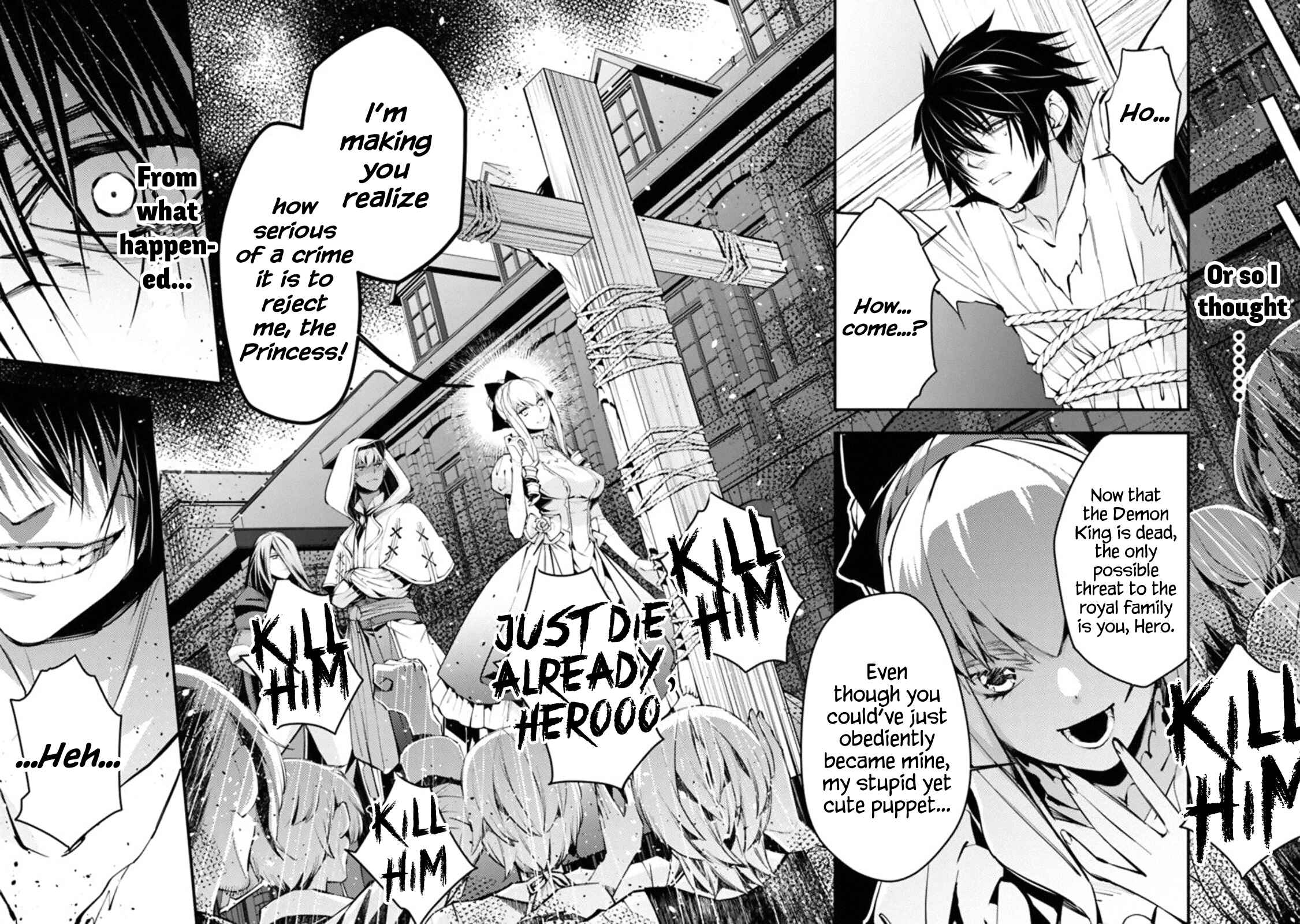 Fukushuu o Koinegau Saikyou Yuusha wa, Yami no Chikara de Senmetsu Musou Suru Chapter 1 - Page 2