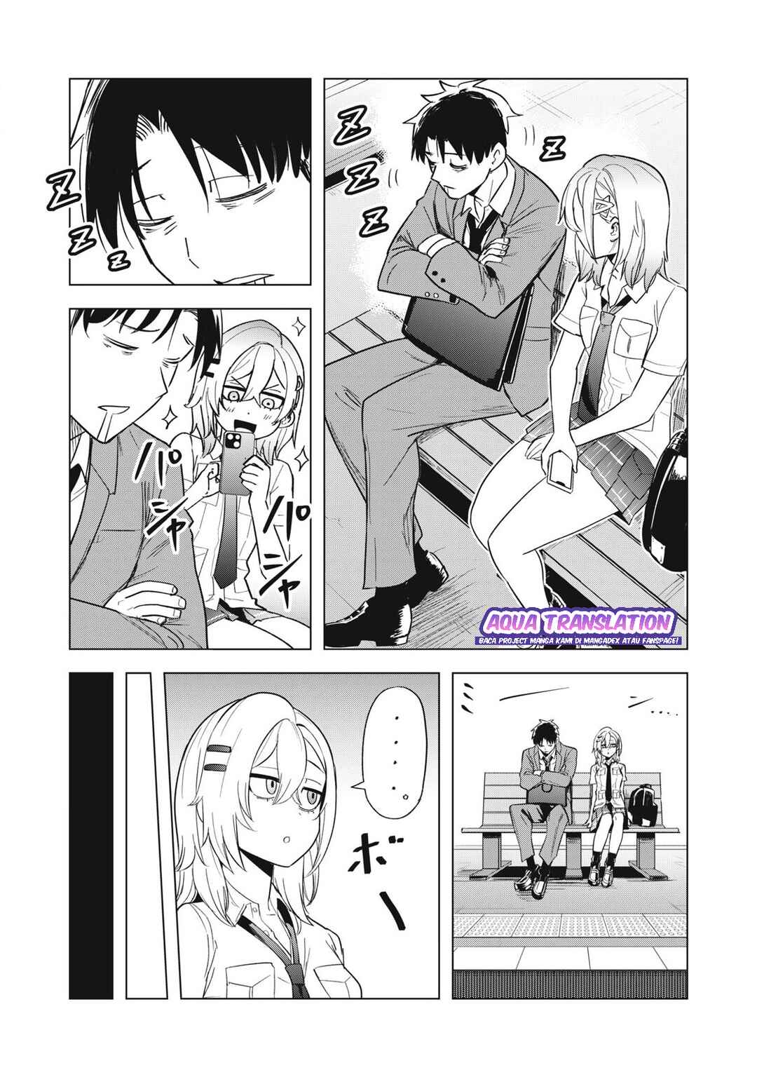 Asa no Tsuukin Densha de, Yatara to Hanashikakete Kuru Joshikousei. Chapter 8 - Page 12