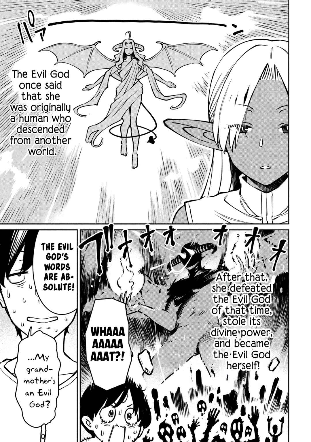Jashin no Mago - Dark Elf Shimai to Sugosu Isekai Hikikomori Seikatsu Chapter 1 - Page 48