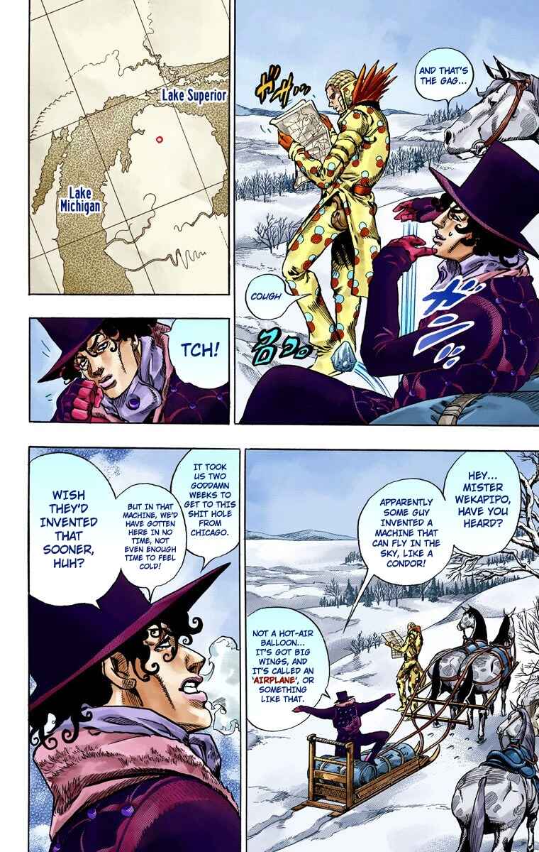 JoJo no Kimyou na Bouken: Part 7 - Steel Ball Run Color-ban Chapter 51 - Page 24