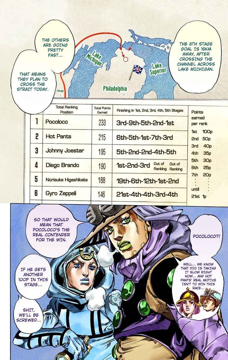 JoJo no Kimyou na Bouken: Part 7 - Steel Ball Run Color-ban Chapter 51 - Page 33