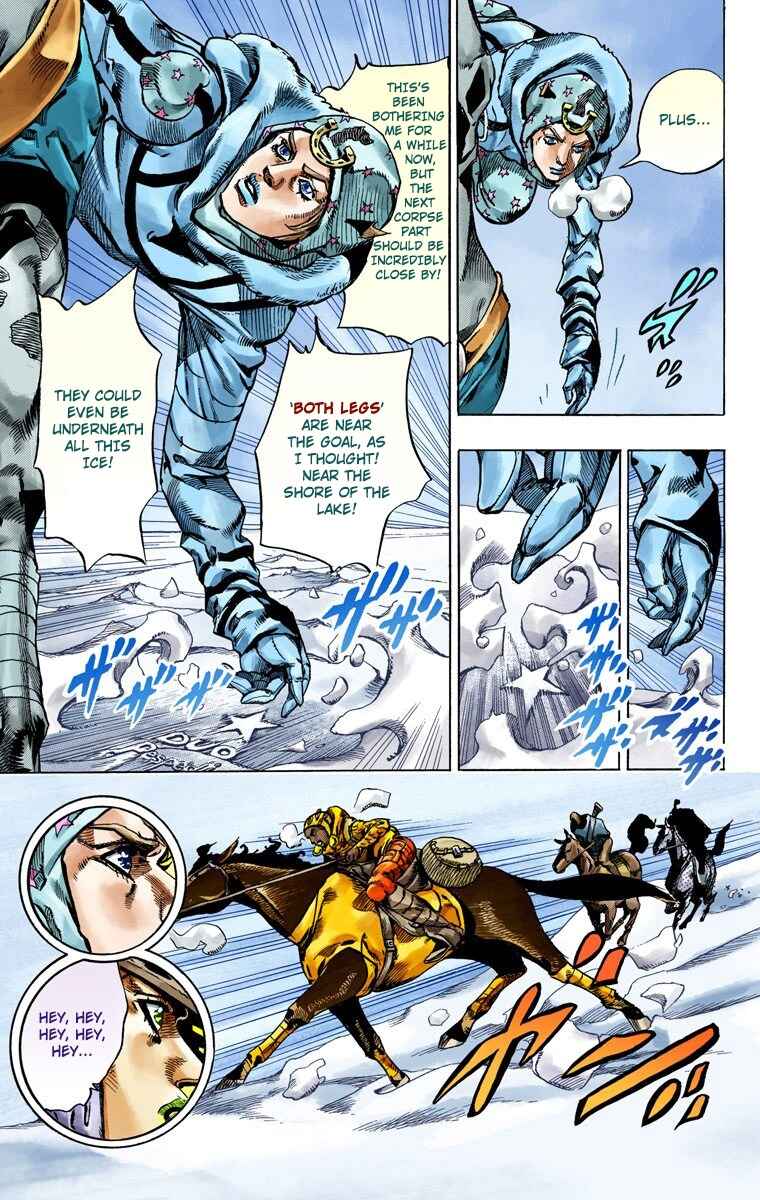 JoJo no Kimyou na Bouken: Part 7 - Steel Ball Run Color-ban Chapter 51 - Page 34