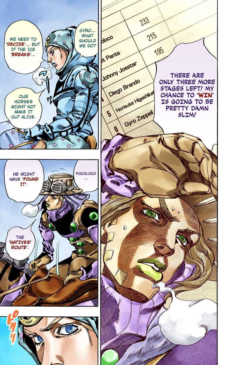 JoJo no Kimyou na Bouken: Part 7 - Steel Ball Run Color-ban Chapter 51 - Page 36