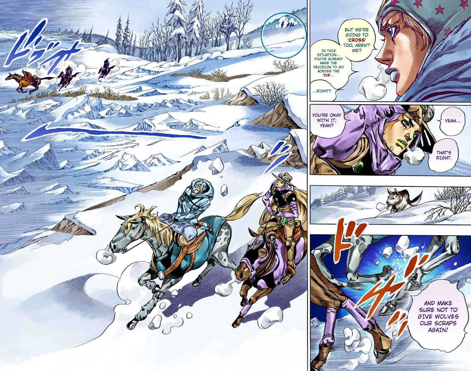 JoJo no Kimyou na Bouken: Part 7 - Steel Ball Run Color-ban Chapter 51 - Page 38