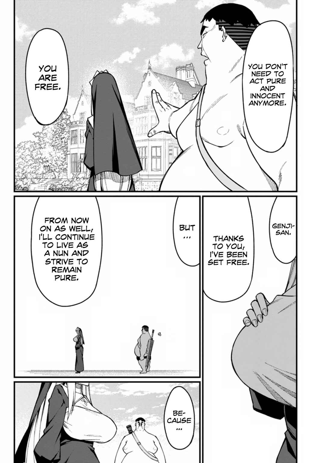 Harem Ou no Isekai Press Manyuuki: Saikyou Musou no Ojisan wa Arayuru Shuzoku o Yome ni suru Chapter 19 - Page 49