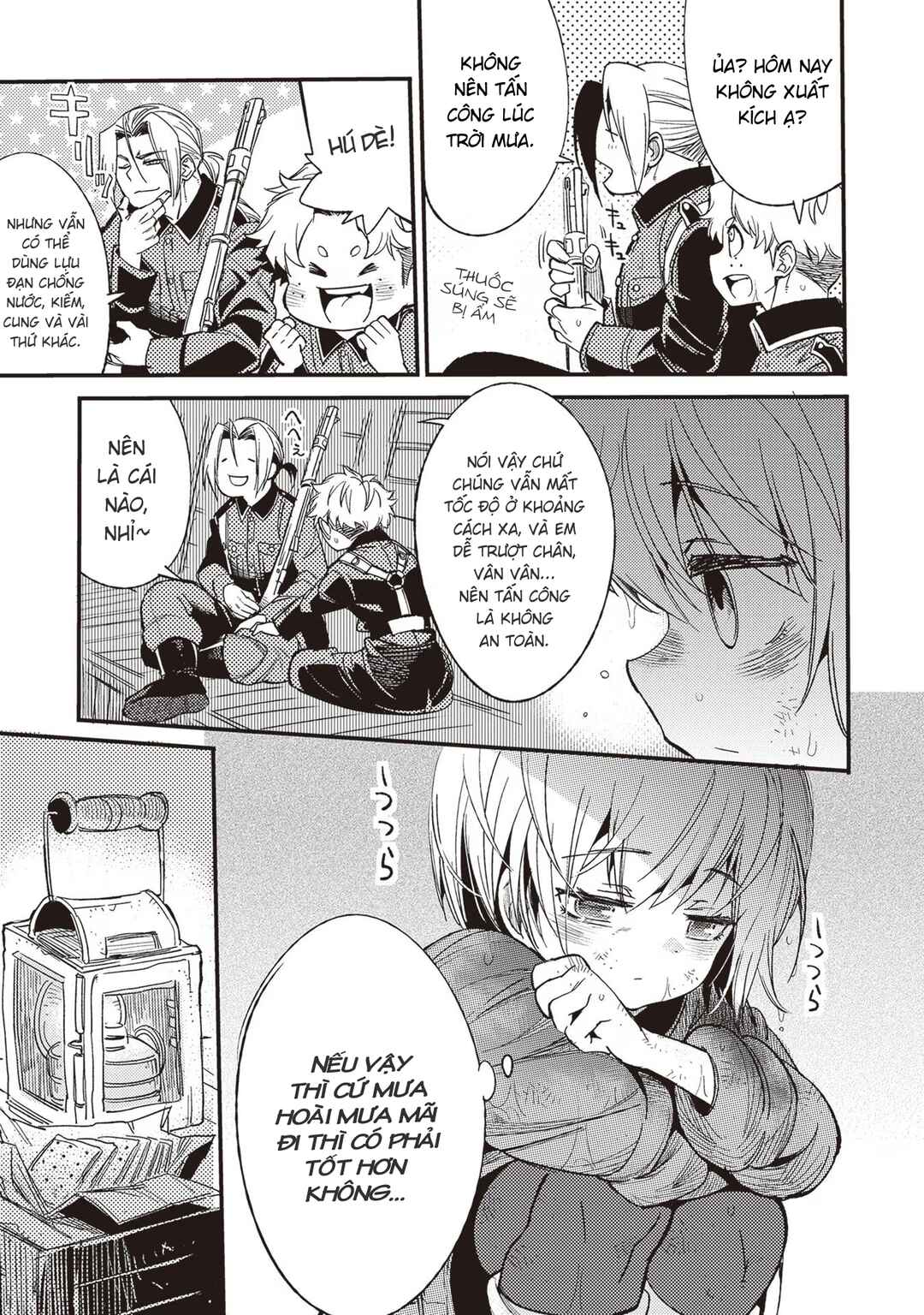 TS Eiseihei-san no Senjou Nikki Chapter 4 - Page 32
