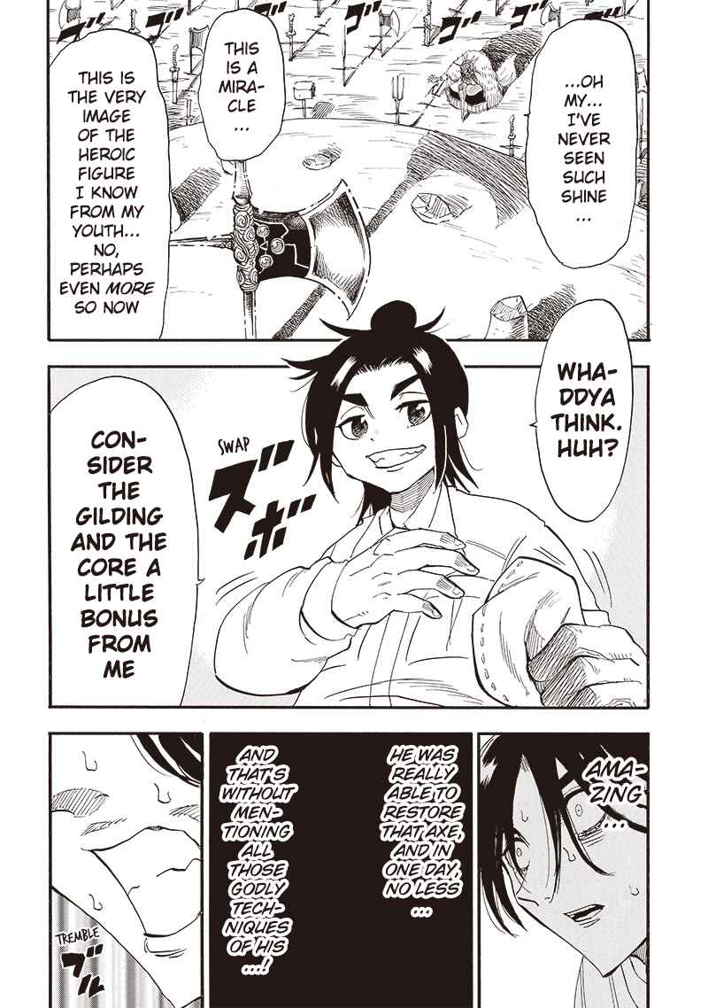 Grand Dwarf ~Machi Kou Shokunin, Takumi no Waza de Isekai Musou~ Chapter 28 - Page 17