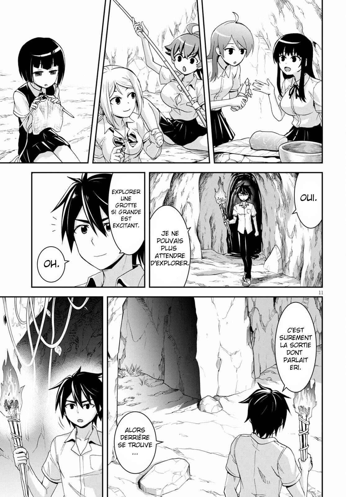 Isekai Yurutto Survival Seikatsu ~Gakkou no Minna to Isekai no Mujintou ni Tenishitakedo Ore Dake Rakushou desu~ Chapter 11 - Page 12