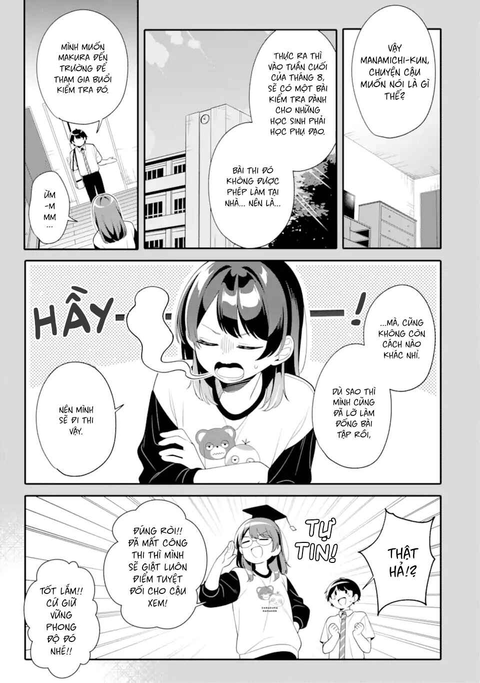 Muboubi Kawaii Pajama Sugata no Bishoujo to Heya de Futarikiri Chapter 9.1 - Page 3