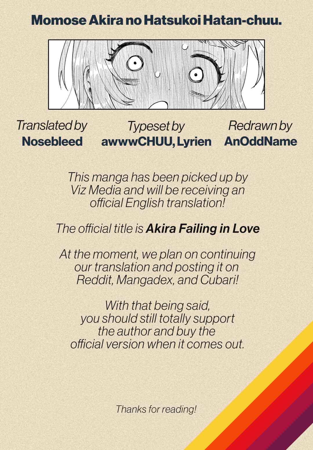Momose Akira no Hatsukoi Hatan-chuu. Chapter 31 - Page 21