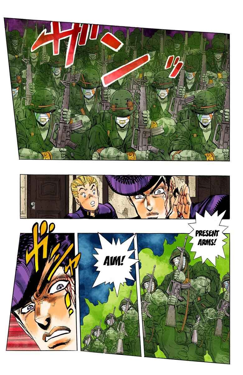 JoJo no Kimyou na Bouken: Part 4 - Diamond wa Kudakenai Color-ban Chapter 13 - Page 14