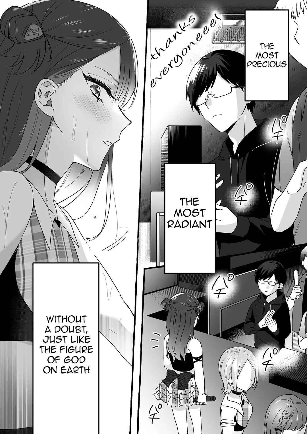 Damedol to Sekai ni 1-nin dake no Fan Chapter 3 - Page 2