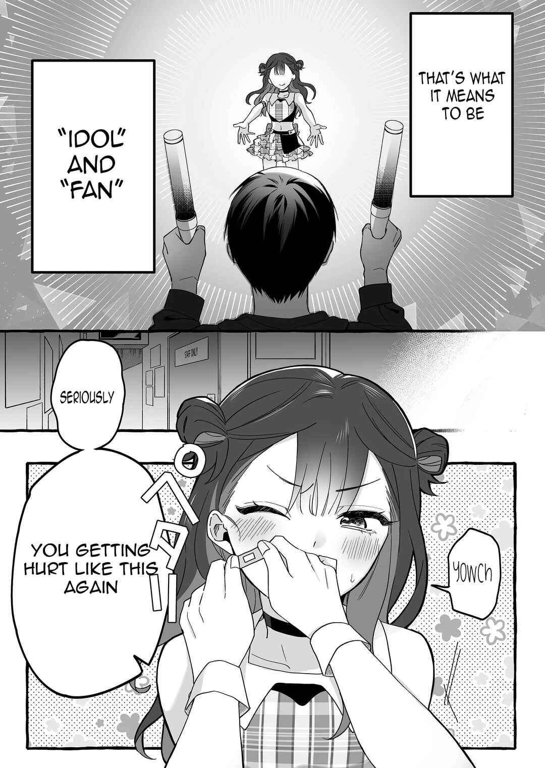 Damedol to Sekai ni 1-nin dake no Fan Chapter 3 - Page 6