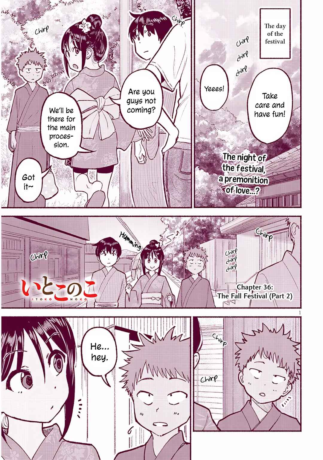 Itoko no Ko Chapter 36 - Page 1