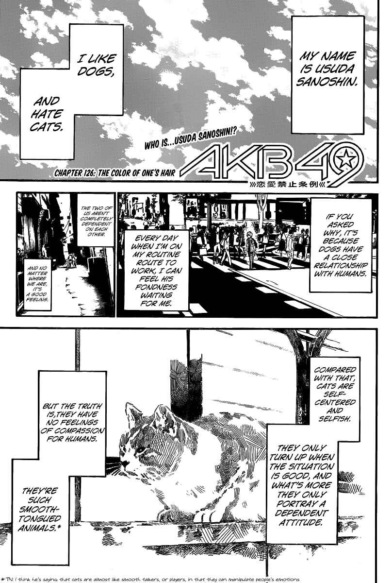 AKB49: Ren'ai Kinshi Jourei Chapter 126 - Page 2