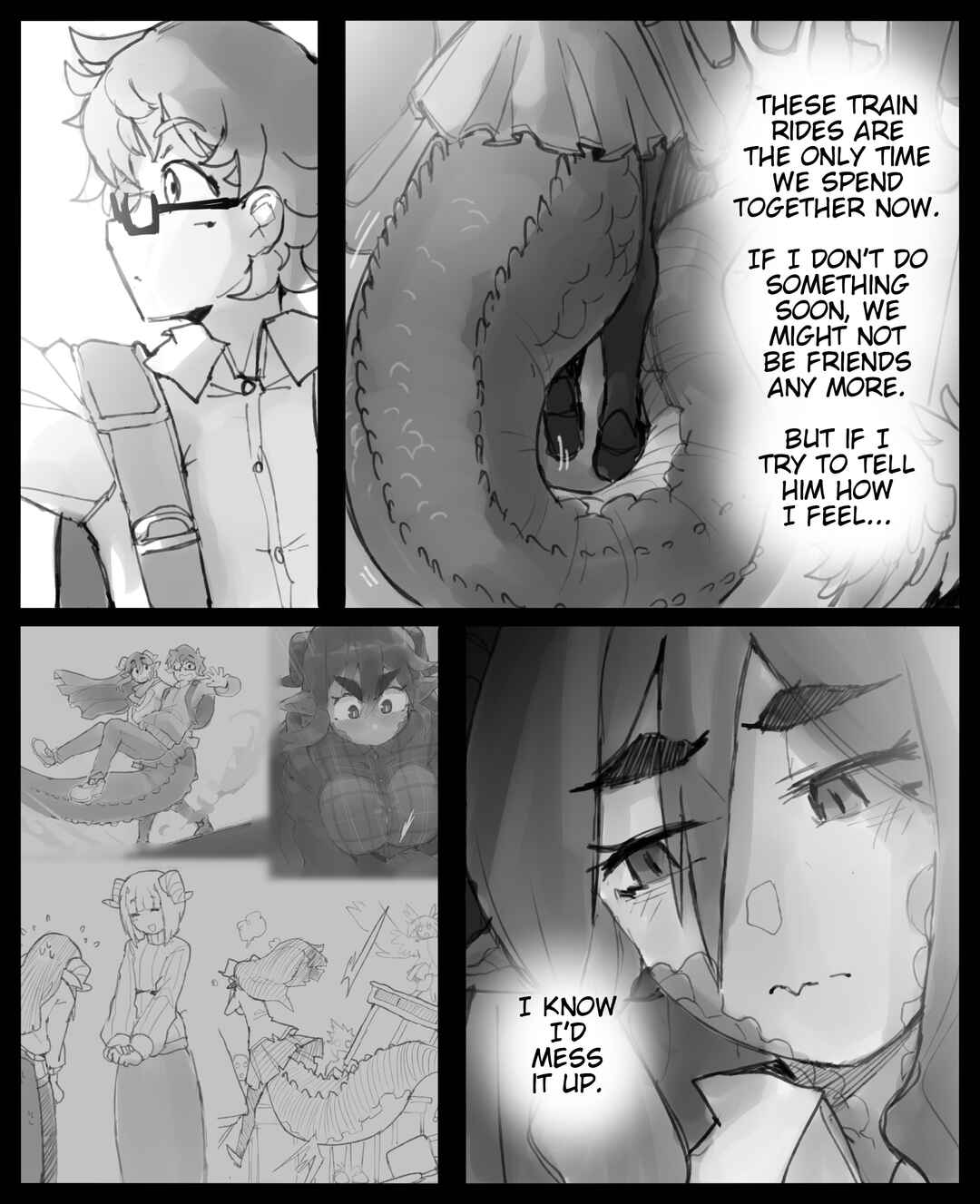 My Childhood Friend Is A Dragon Who's Embarrassed About the Size Of Her Tail Chapter 12 - Page 2