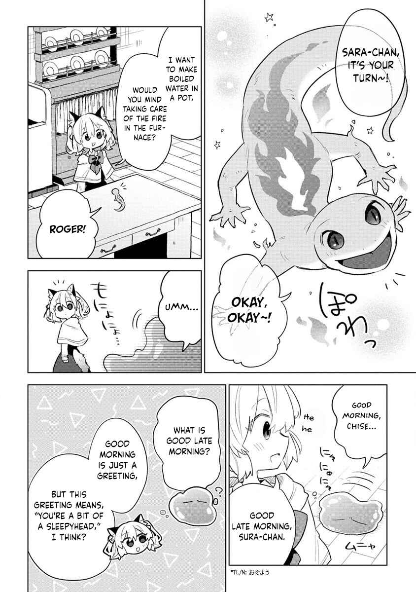 Nekomimi Shoujo wa Mori de Slow Life wo Okuritai ~Mofumofu wa Shomou Shimashita ga, Seijo to ka Ouji-sama to ka wa Chuumongai desu~ Chapter 3 - Page 9