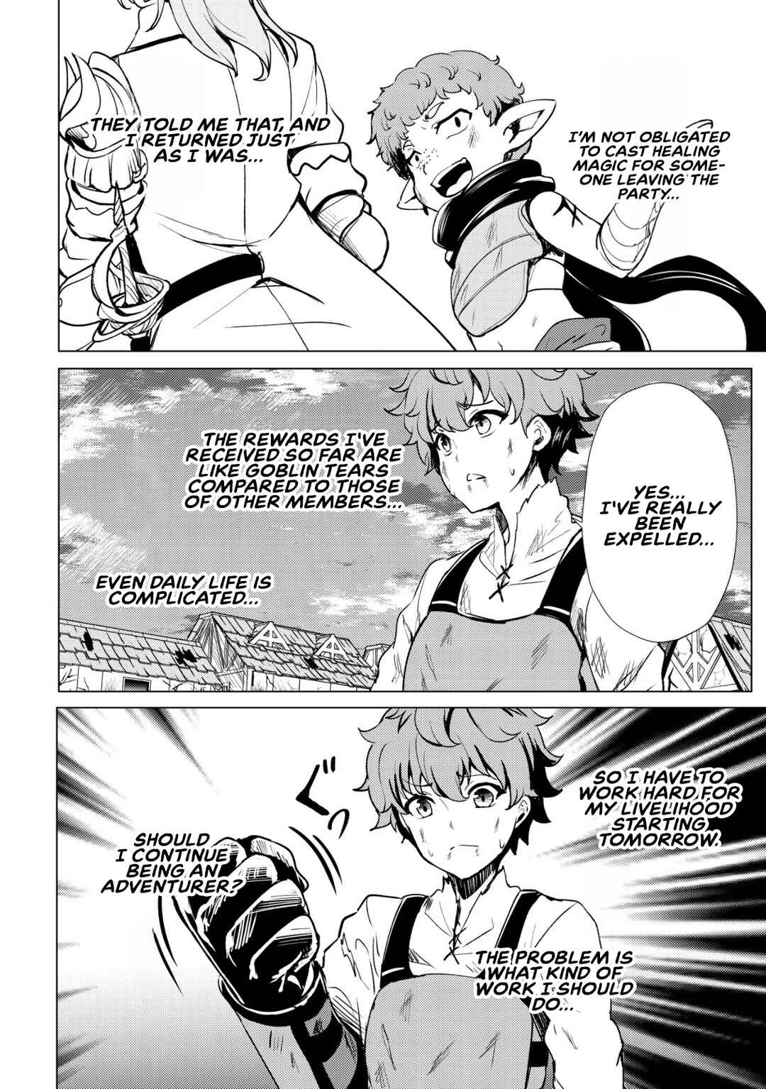 Dore dake Doryoku Shite mo Mannen Level 0 no Ore wa Tsuihou Sareta ~Shin no Teki to Yobareta Shounen wa, Shachiku Megami to Deatte Saikyou no Chikara wo Te ni Ireru~ Chapter 1 - Page 28