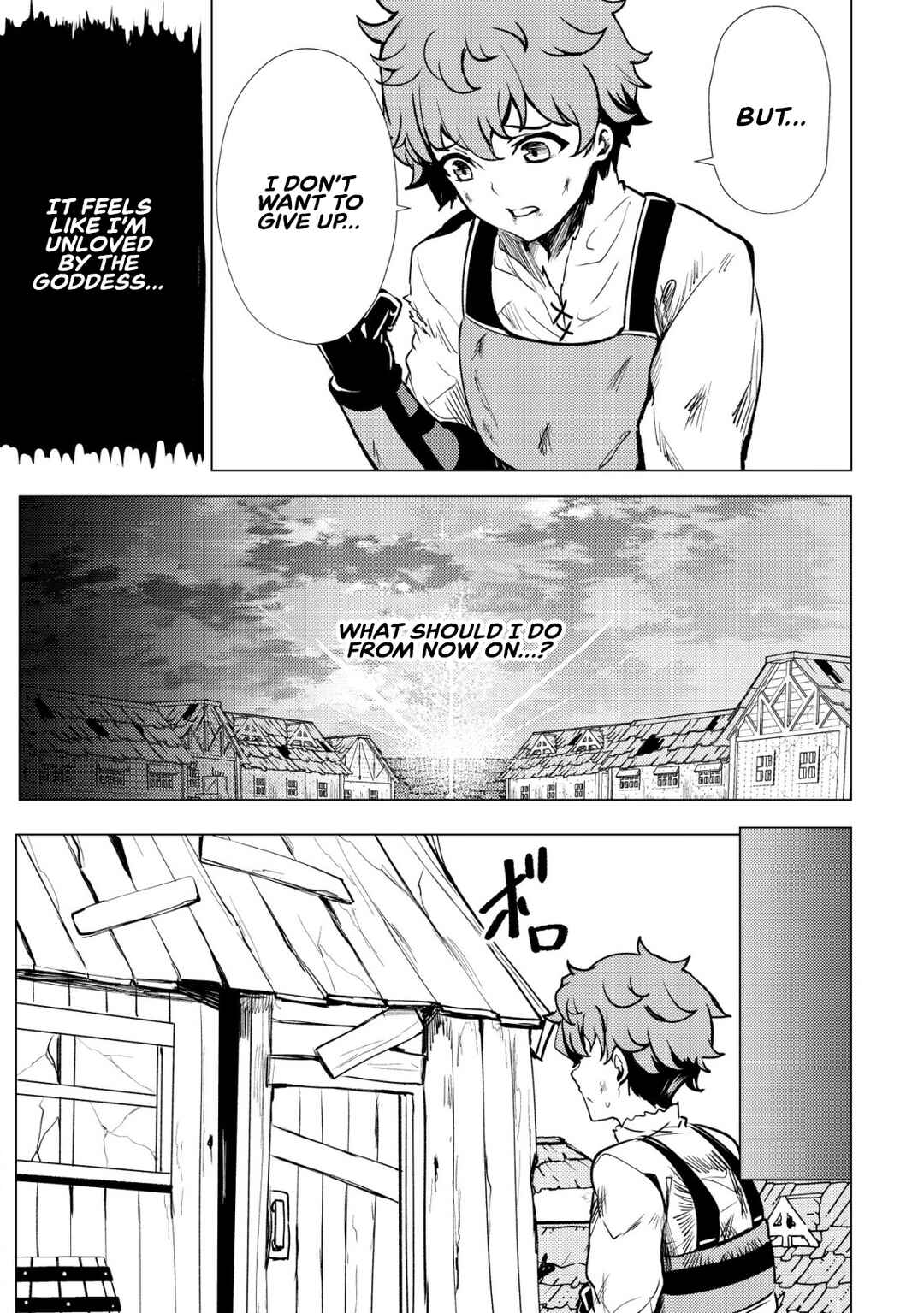 Dore dake Doryoku Shite mo Mannen Level 0 no Ore wa Tsuihou Sareta ~Shin no Teki to Yobareta Shounen wa, Shachiku Megami to Deatte Saikyou no Chikara wo Te ni Ireru~ Chapter 1 - Page 31