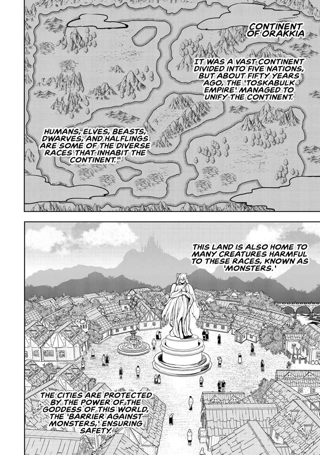 Dore dake Doryoku Shite mo Mannen Level 0 no Ore wa Tsuihou Sareta ~Shin no Teki to Yobareta Shounen wa, Shachiku Megami to Deatte Saikyou no Chikara wo Te ni Ireru~ Chapter 1 - Page 4