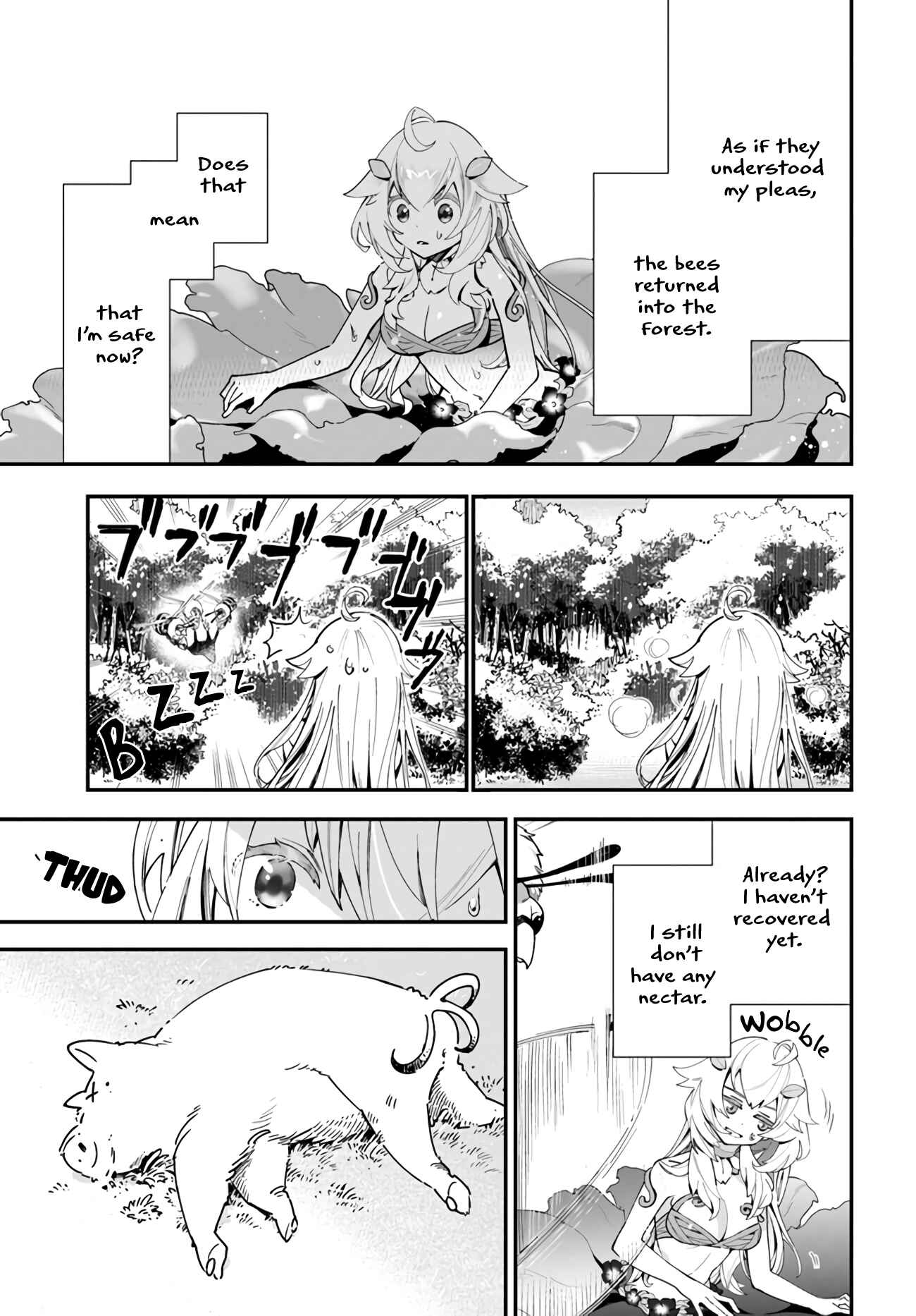 Shokubutsu Monster Musume Nikki: Seijo datta Watashi ga Uragirareta Hate ni Alraune ni Tensei Shite Shimatta node, kore kara wa Kougousei o Shinagara Shizuka ni Shokubutsu Life o Sugoshimasu Chapter 2 - Page 30