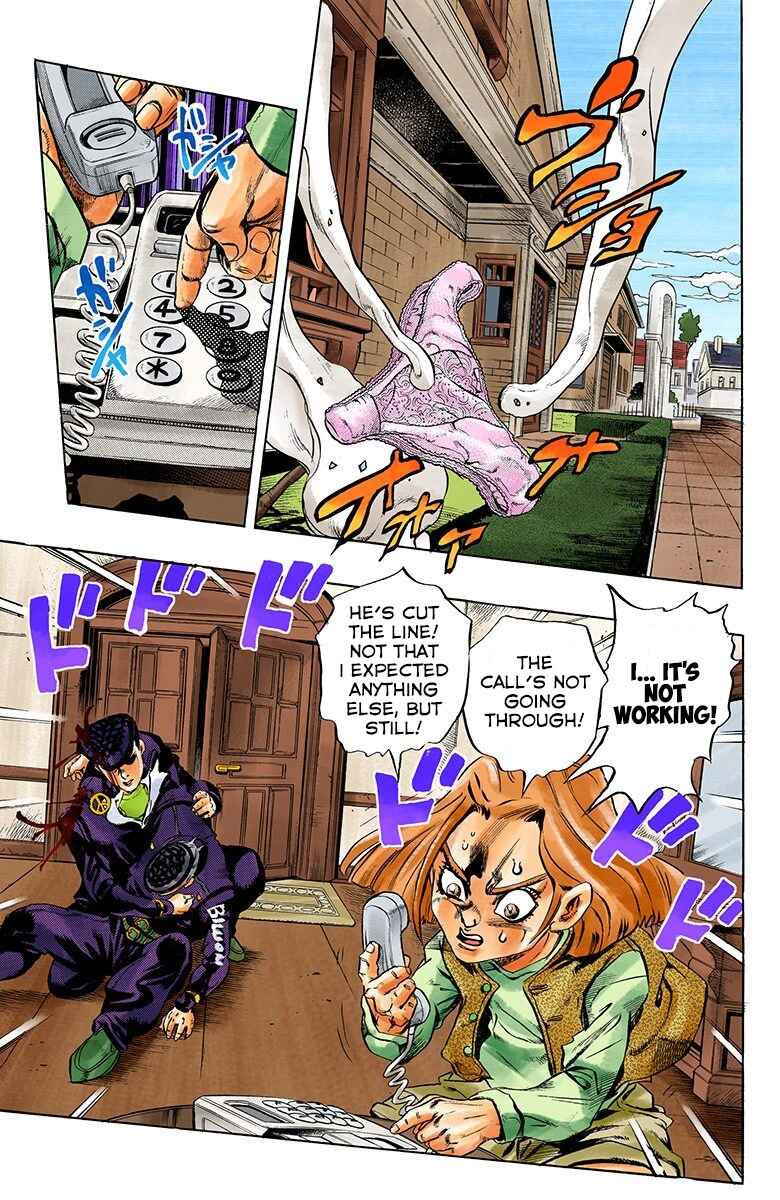JoJo no Kimyou na Bouken: Part 4 - Diamond wa Kudakenai Color-ban Chapter 166 - Page 10