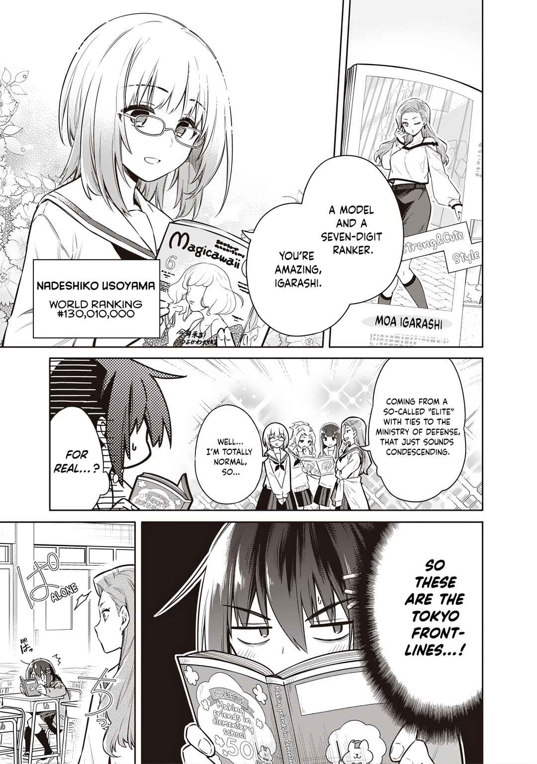 Toukyou KINOKO ~Sekai Ranking 1-i no Komyu-ryoku Saijaku JK~ Chapter 2 - Page 10