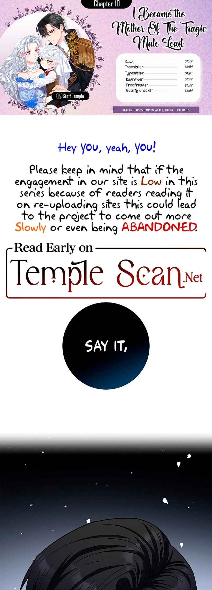 I Became the Mother of the Evil Male Lead Chapter 10 - Page 1