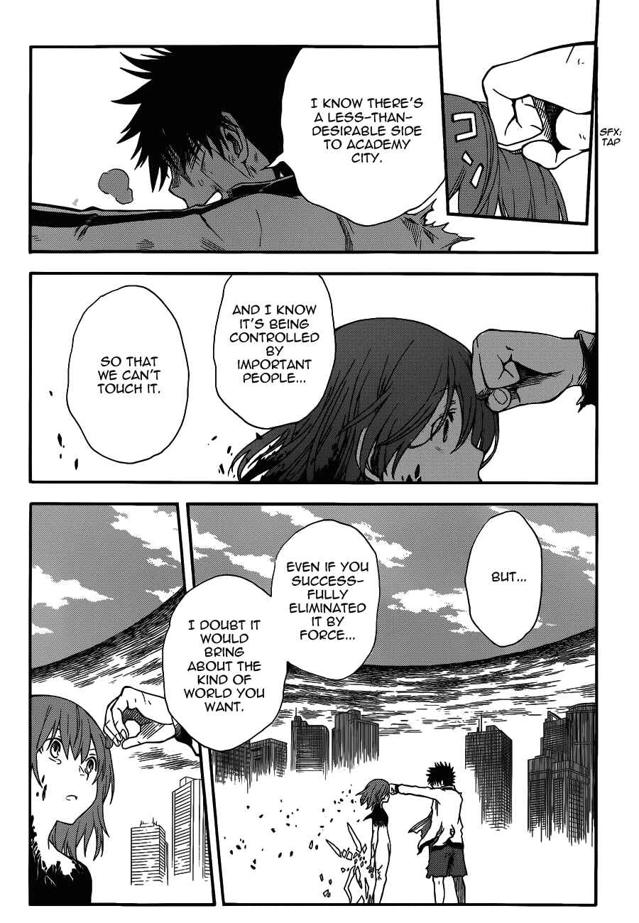 Toaru Majutsu no Index Gaiden: Toaru Kagaku no Railgun Chapter 69 - Page 21