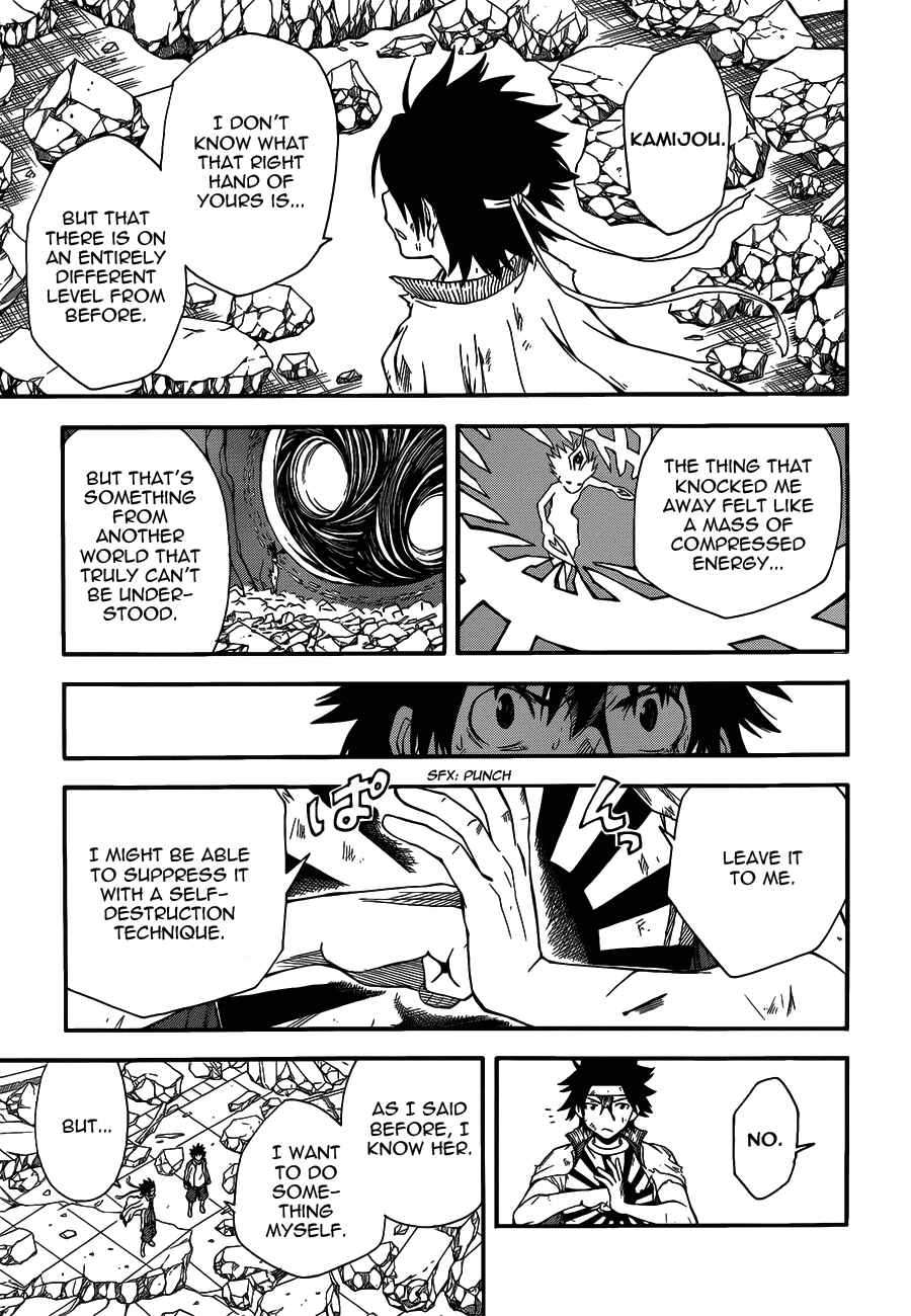 Toaru Majutsu no Index Gaiden: Toaru Kagaku no Railgun Chapter 69 - Page 7